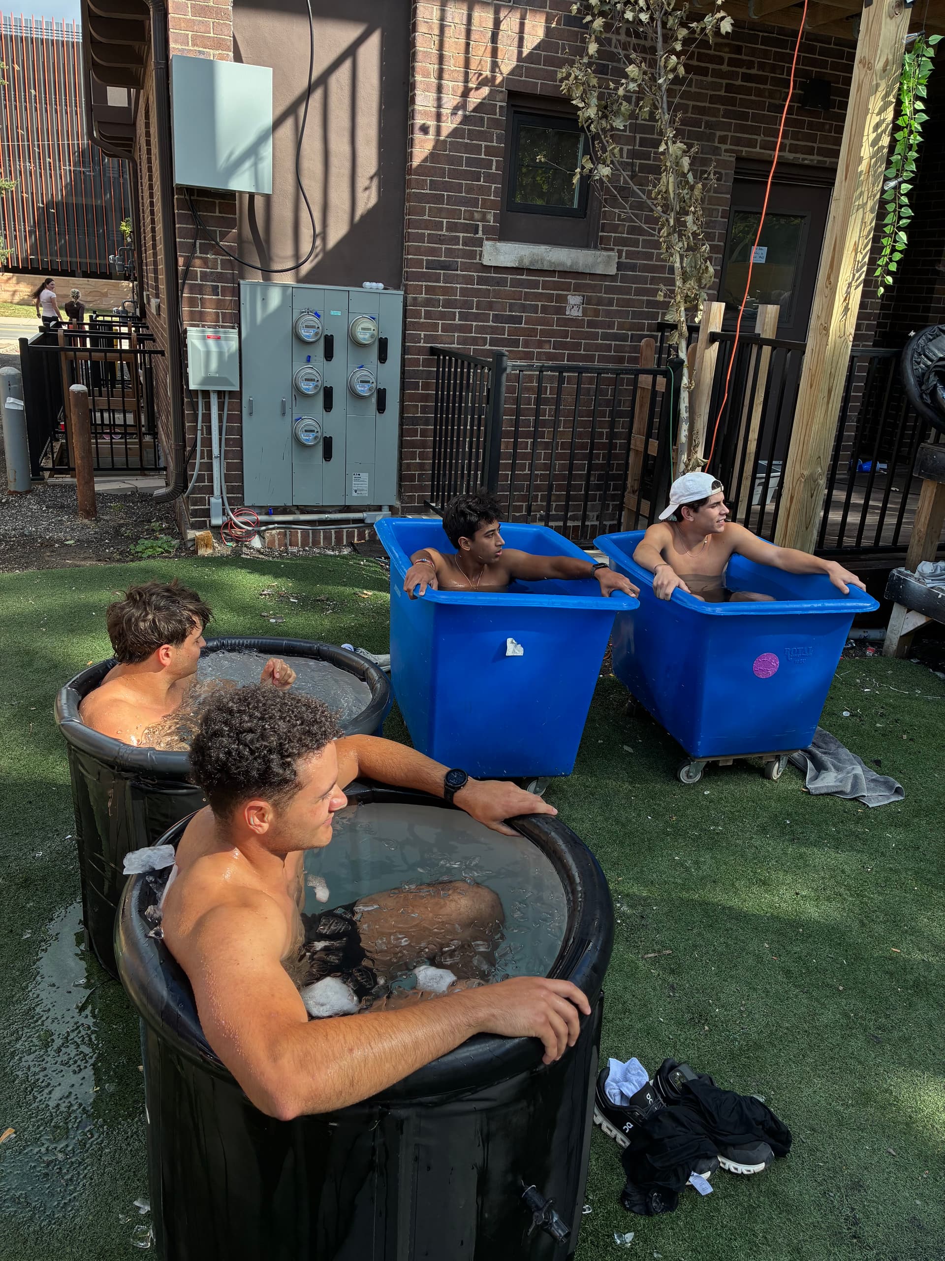 Post-Run Recovery Ice Bath